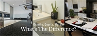 What Is the Difference Between Quartz, Marble, and Granite?