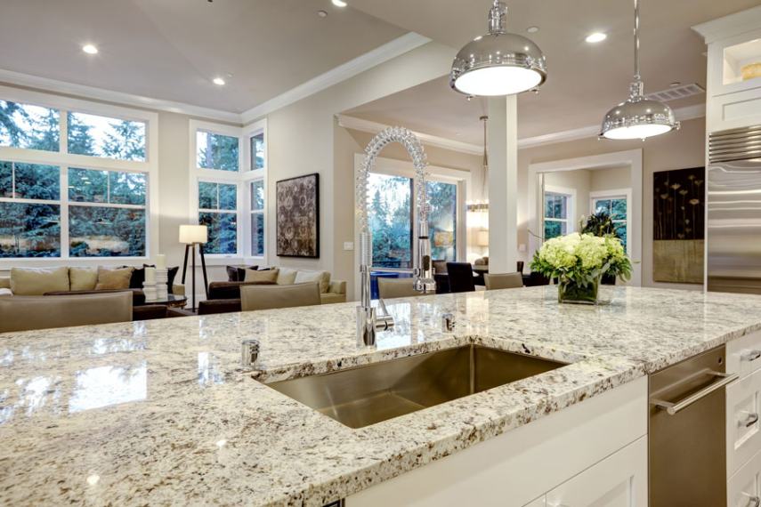 Leathered Granite vs Polished Granite