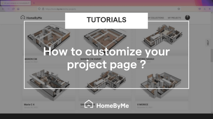 How to customize your project page ?